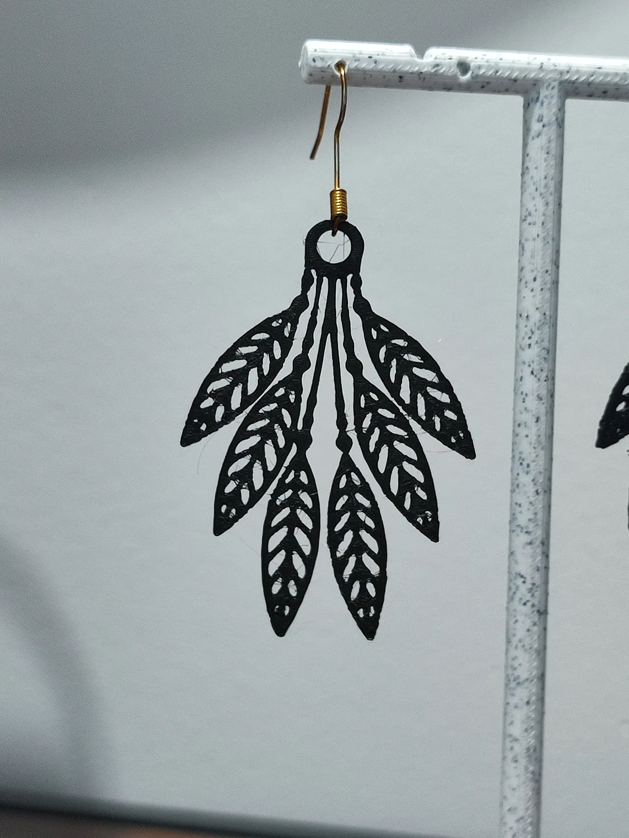 Aretes Hojas de Encaje Eslavo view 4