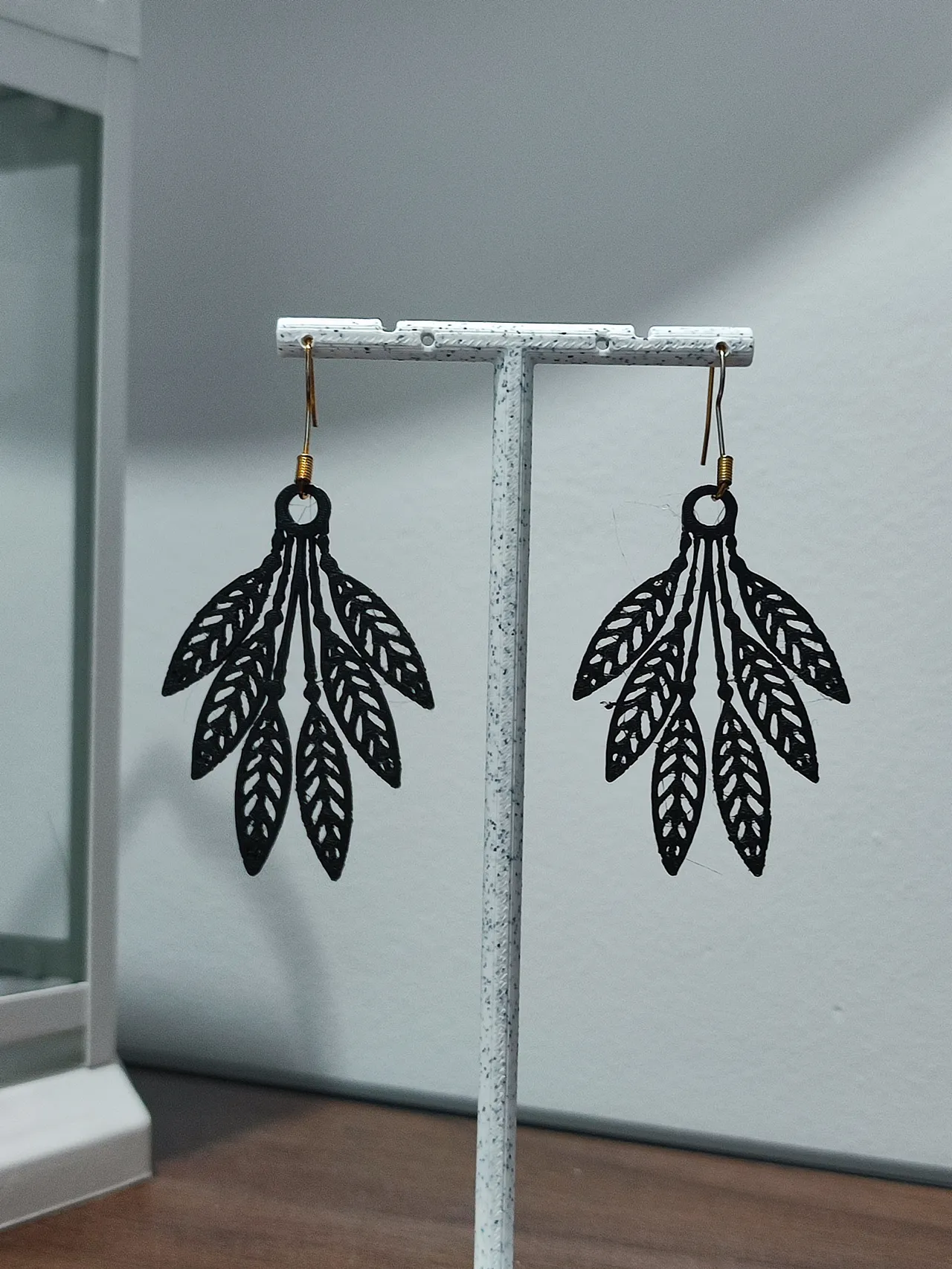 Aretes Hojas de Encaje Eslavo view 3