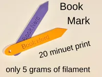 plain boring book mark