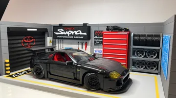 Escenografía en miniatura: Toyota Supra Workshop Diorama — vista de referencia 5