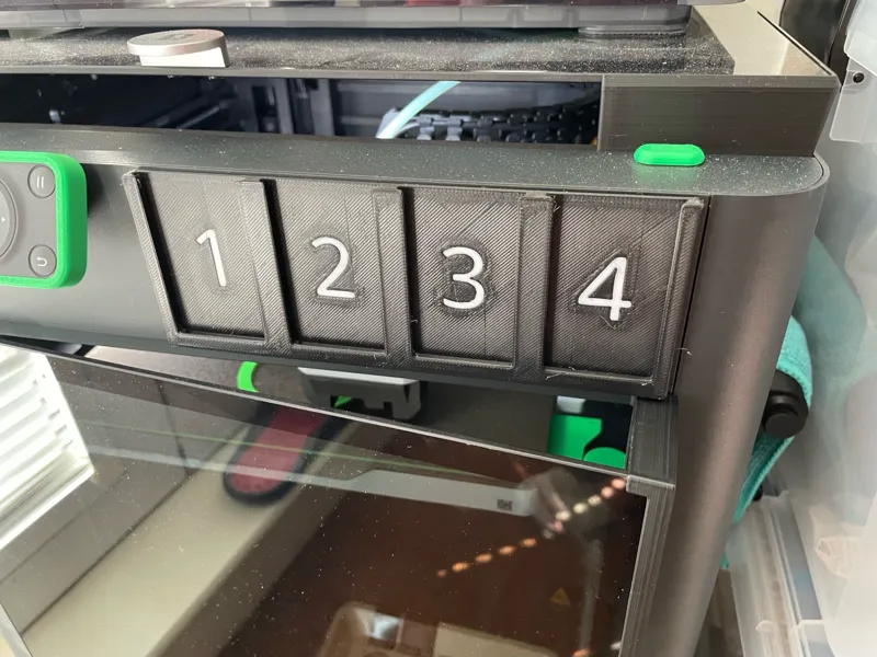 Filament Sample / Marker Display for Bambu Lab AMS