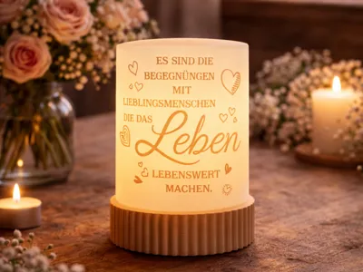 Tealight Holder "Favorite Person"