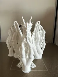 0.2mm layer, 2 walls, 8% infill, 120mm Tall