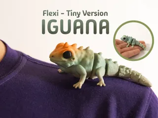 Iguana – Articulated & Keychain