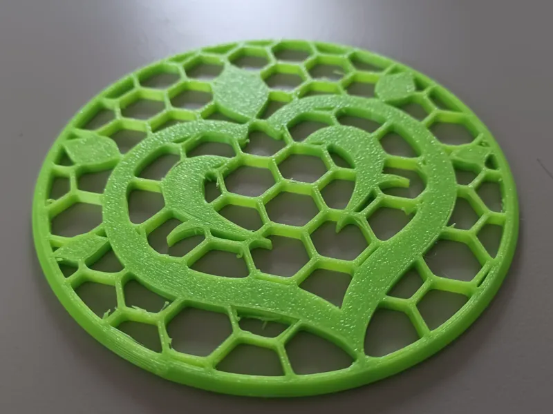 Genshin element dendro coaster