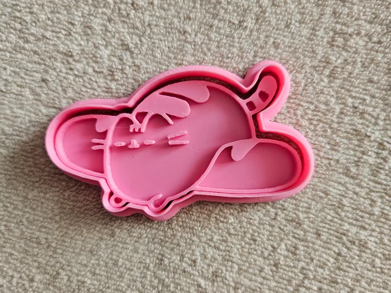 Pusheen baguette - cookie cutter