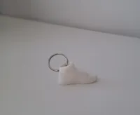 Adidas shoe with keychain hole