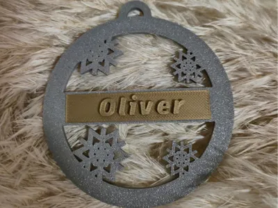 Christmas Name Ornament