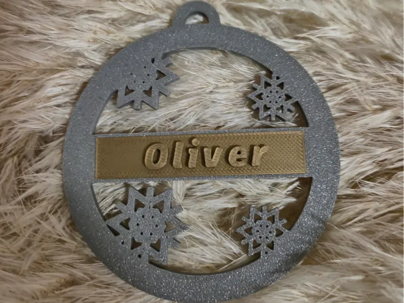 Christmas Name Ornament