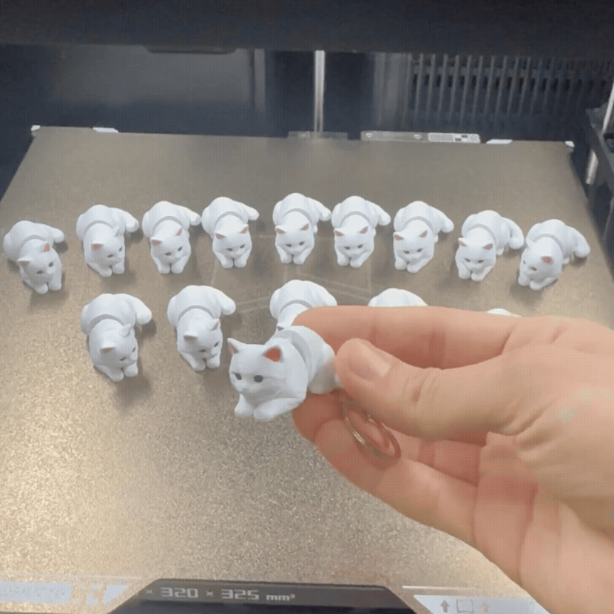 Miniatura 1 do modelo 3D Flexi Cute Cat 