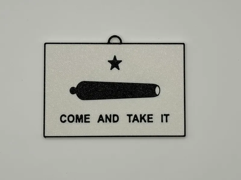 Texas Come and Take It Ornament / Keychain