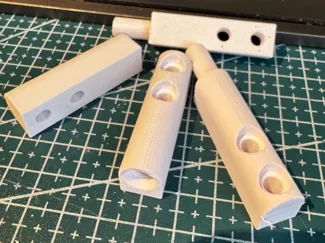 Hinge Clips for Mosquito Nets on PVC Window Frames