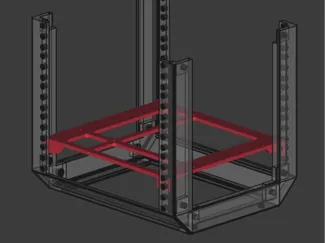 Lab Rax : mATX Motherboard Mount