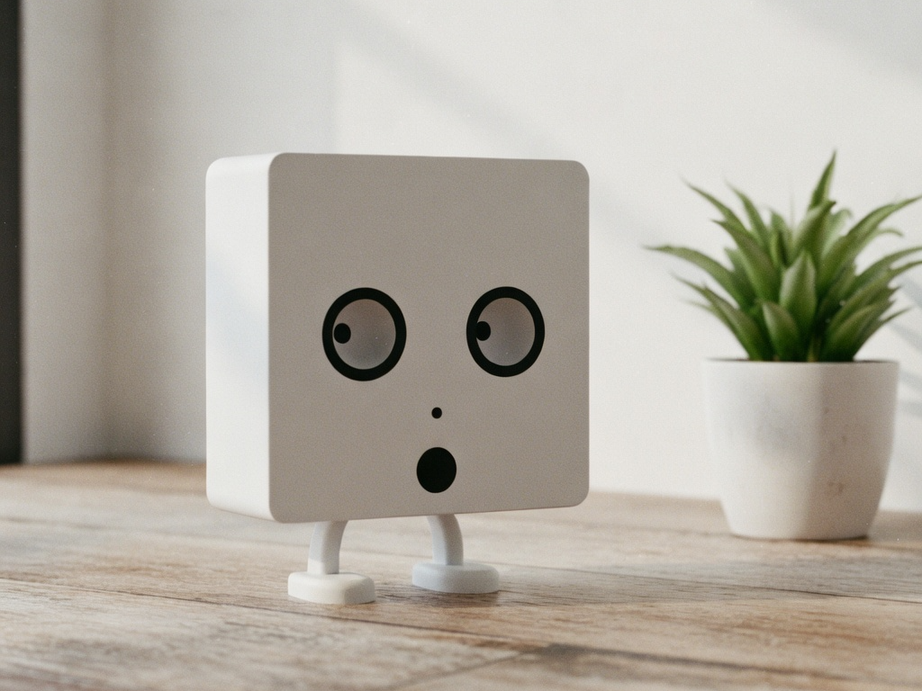 Peekr standing – Optical Illusion Decoration