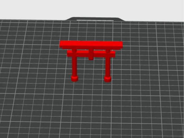 Portail miniature de style chinois