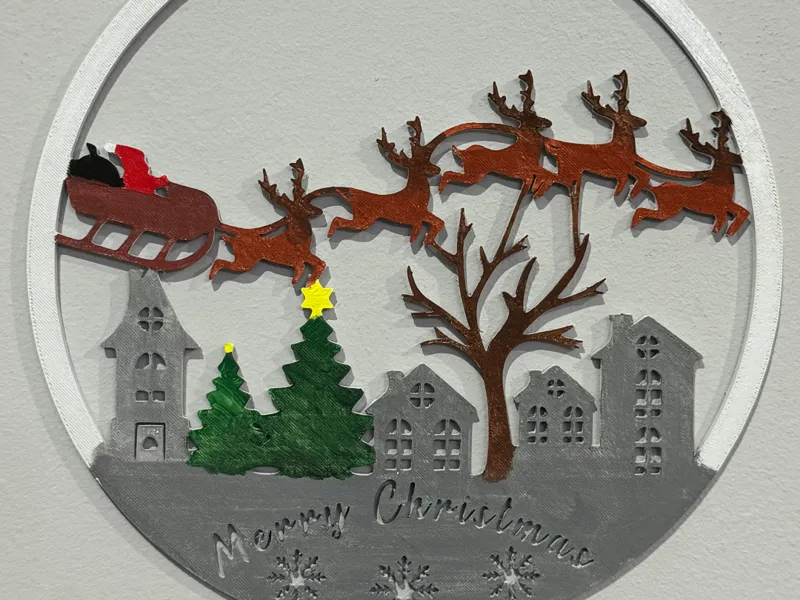 Papa Noel en el bosque