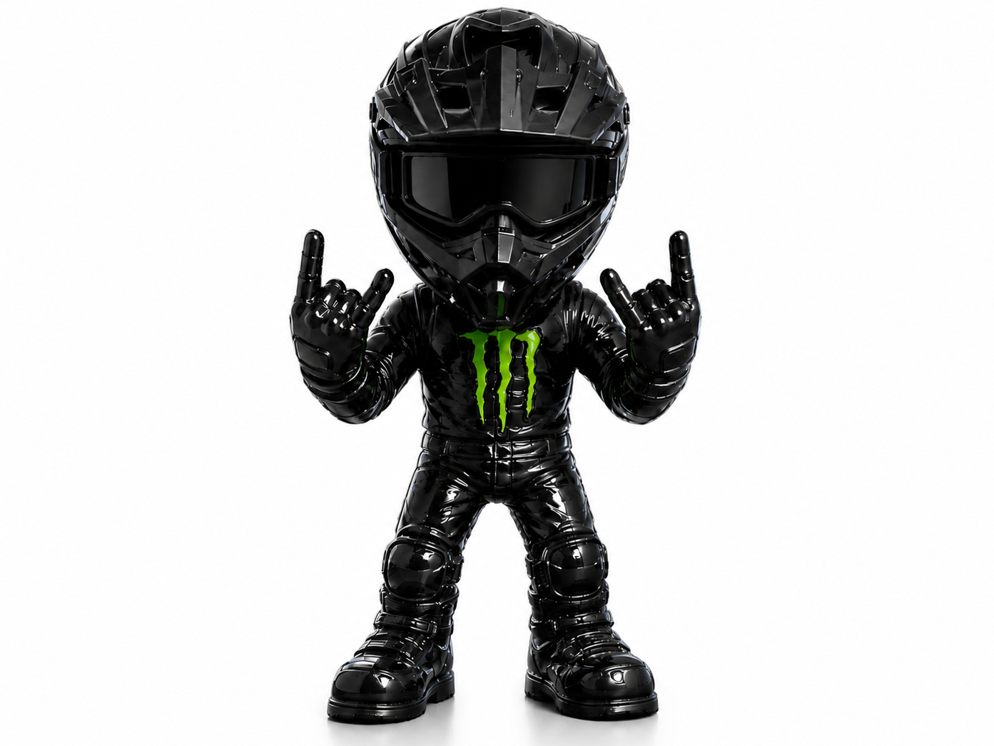 mini motocross rider / Monster 3D model