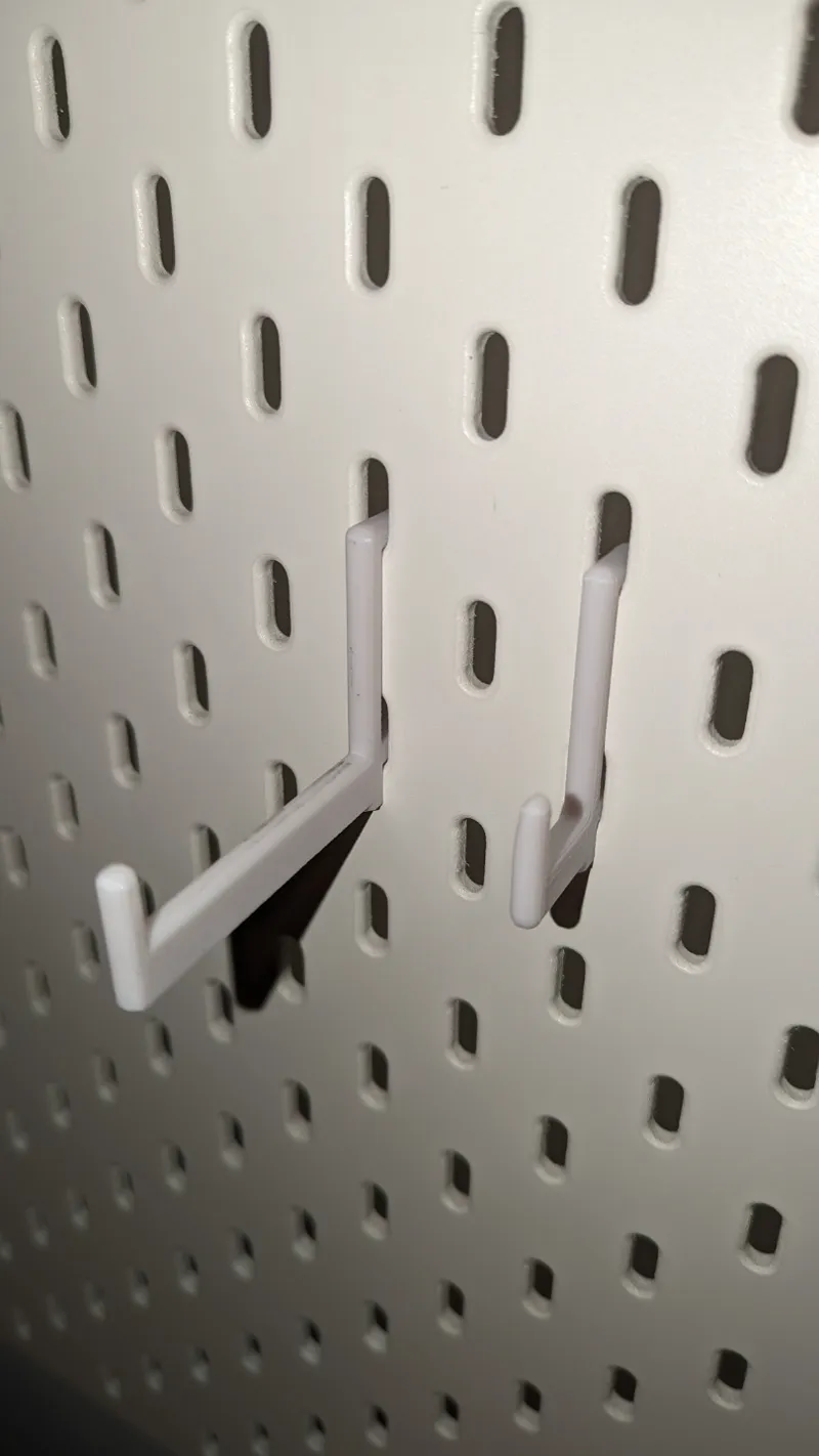 IKEA Skadis Small Hook 20-60mm - standard joint