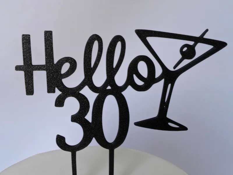 cake topper 30
