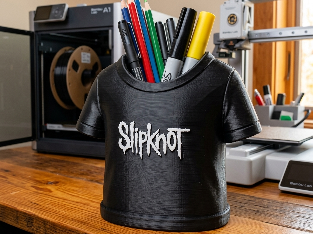 SLIPKNOT T-SHIRT PEN HOLDER ORGANIZER