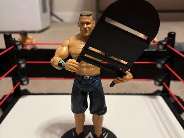 Chaise pliante pour figurines WWE