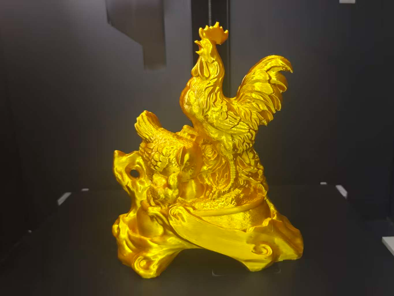 金鸡送福，吉祥如意