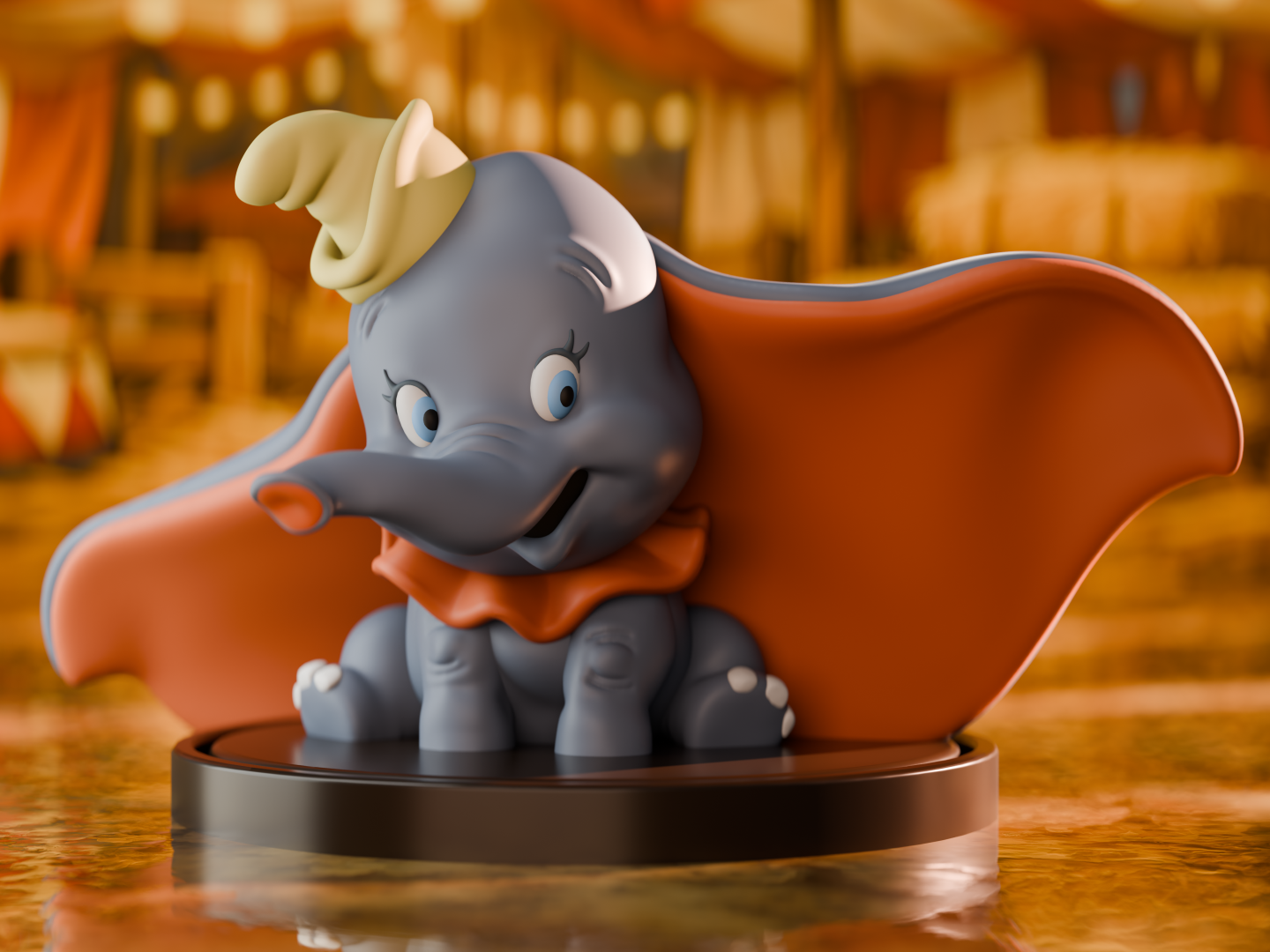 Dumbo Disney Figurine Flying Elephant Collectible