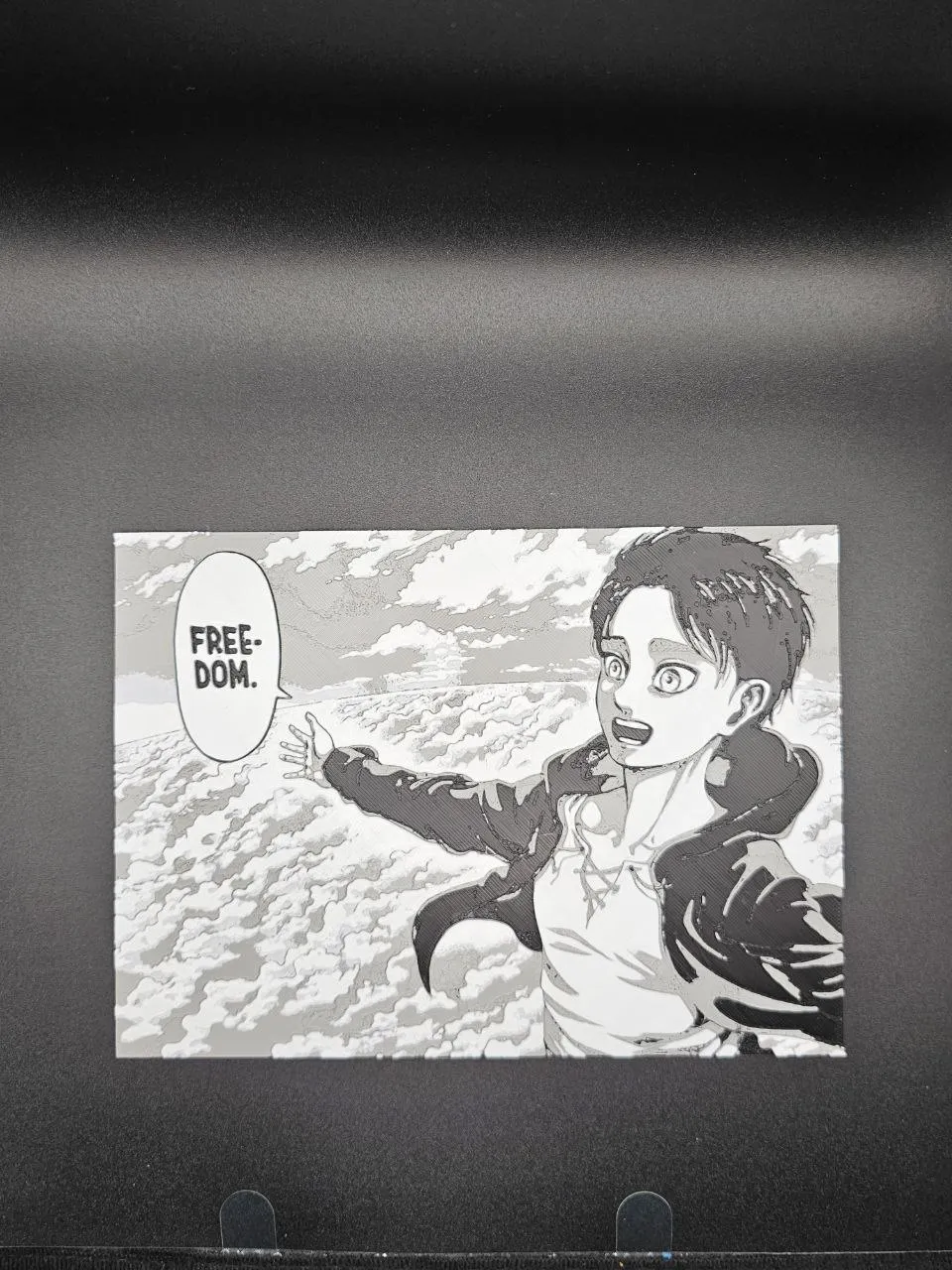 Eren Yeager – FREEDOM Hueforge - Free 3D Print Model - MakerWorld