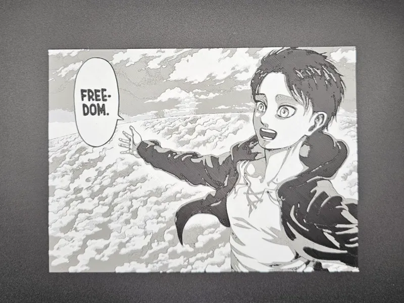 Eren Yeager – FREEDOM Hueforge