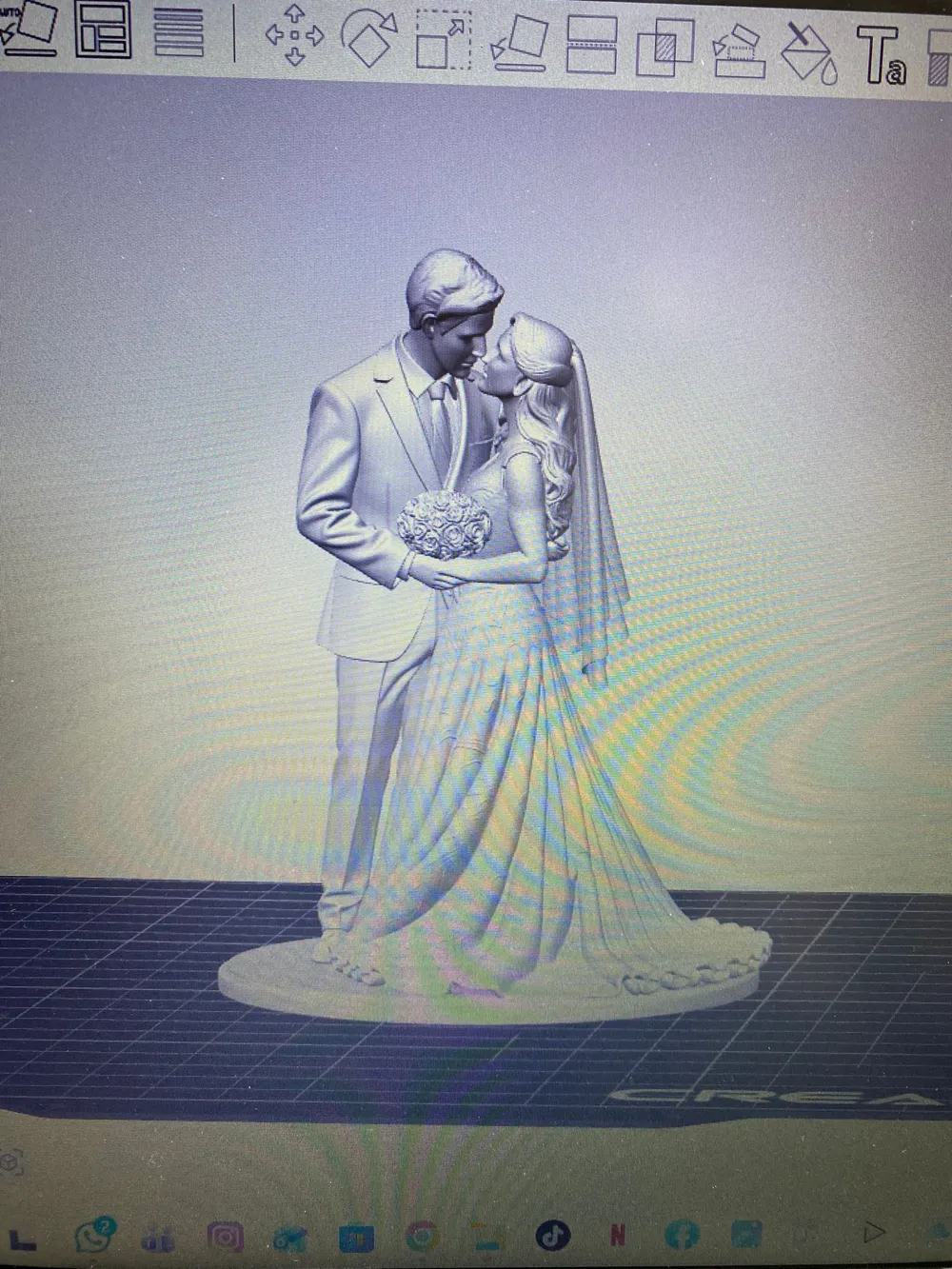 Wedding Couple Statue - Free 3D Print Model - MakerWorld