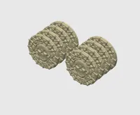 8 coins, PLA, 0.12mm layer, 6 walls, 15% infill