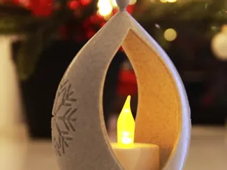 Christmas Lantern for LED tealight