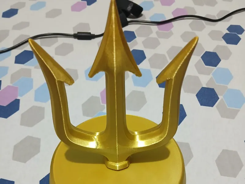 tridente POSEIDON p/ decoração escritórios ,  etc.