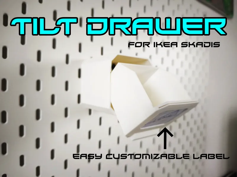 Tilt drawer (for IKEA Skadis)