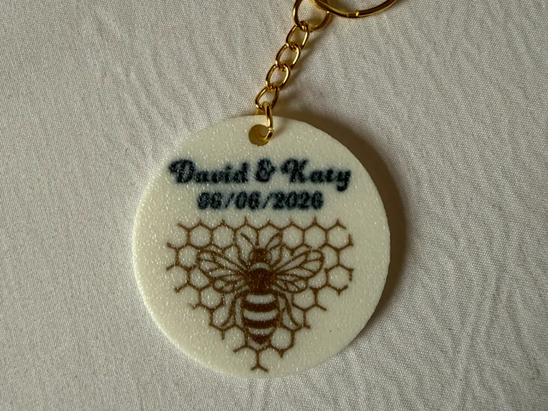 wedding keyring