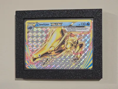 Horizontal Trading Card Frame for Top Loaders