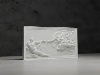 Creation of Adam - Sculpture Painting