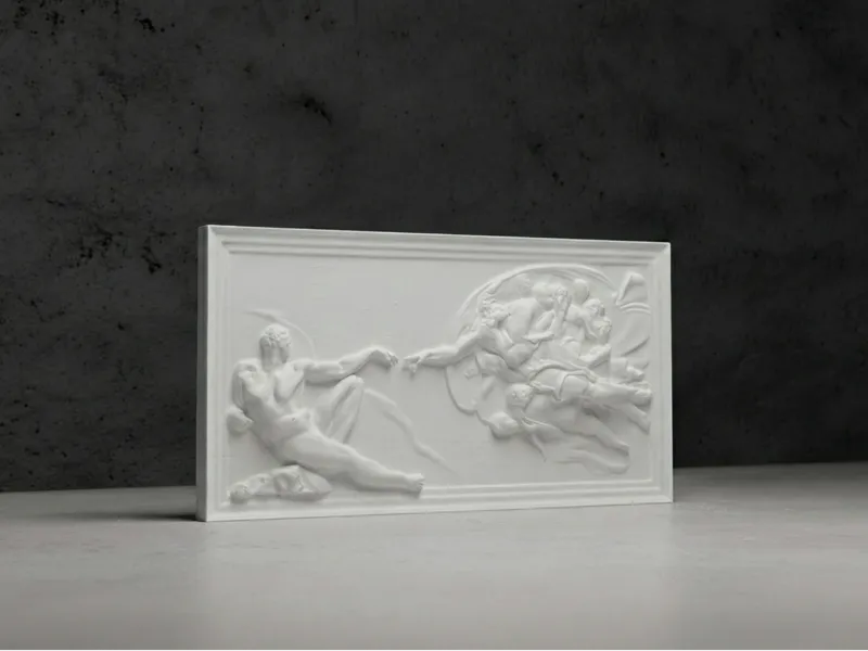 Creation of Adam - Sculpture Painting