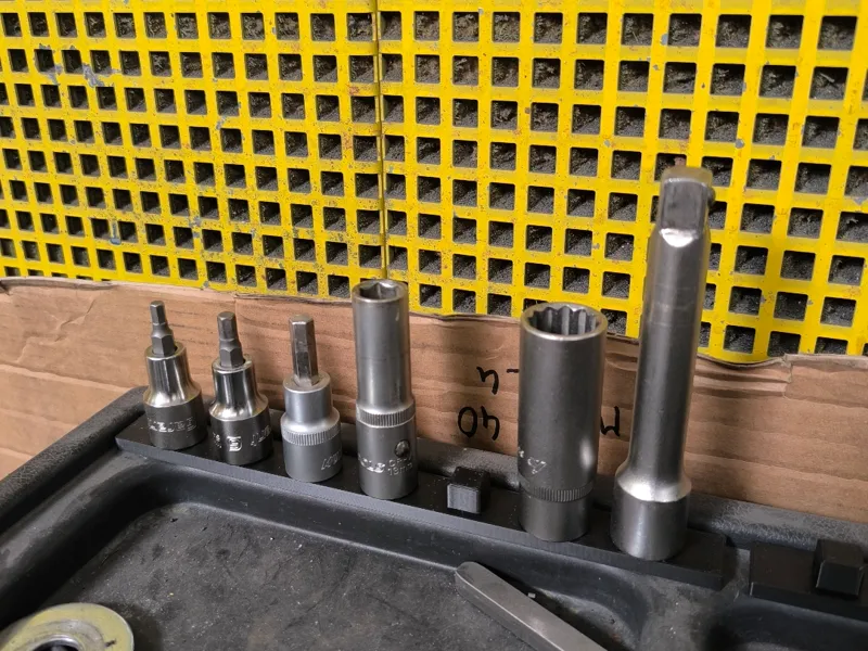 1/2" Socket Holder Rail Organizer
