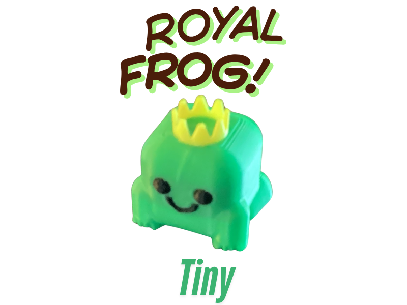 Royal Frog - Happy and Surprised - Miniature