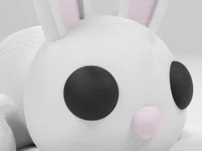 articulated easter bunny