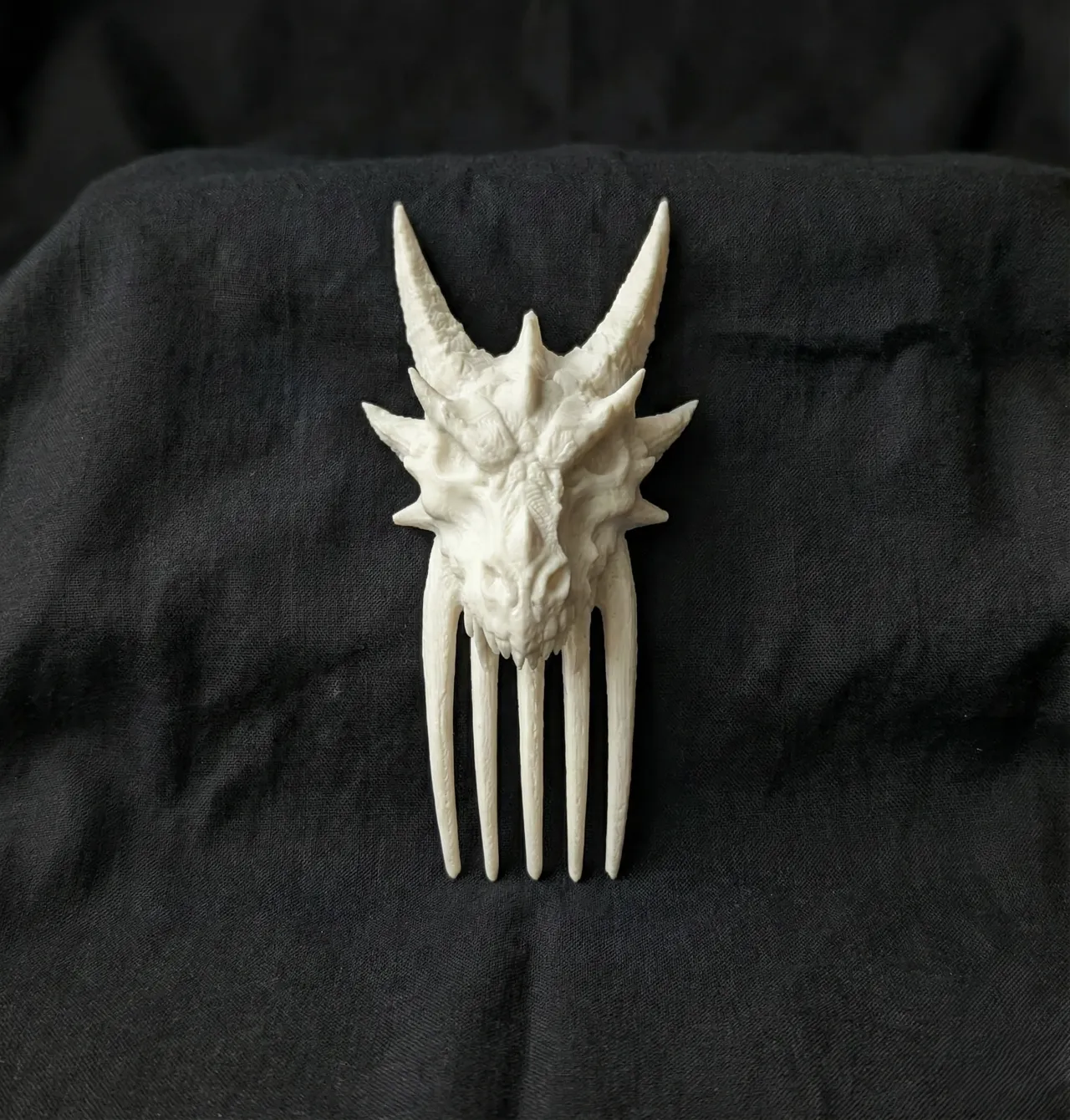 Dragon Hair Comb Set – Gothic Fantasy view 3