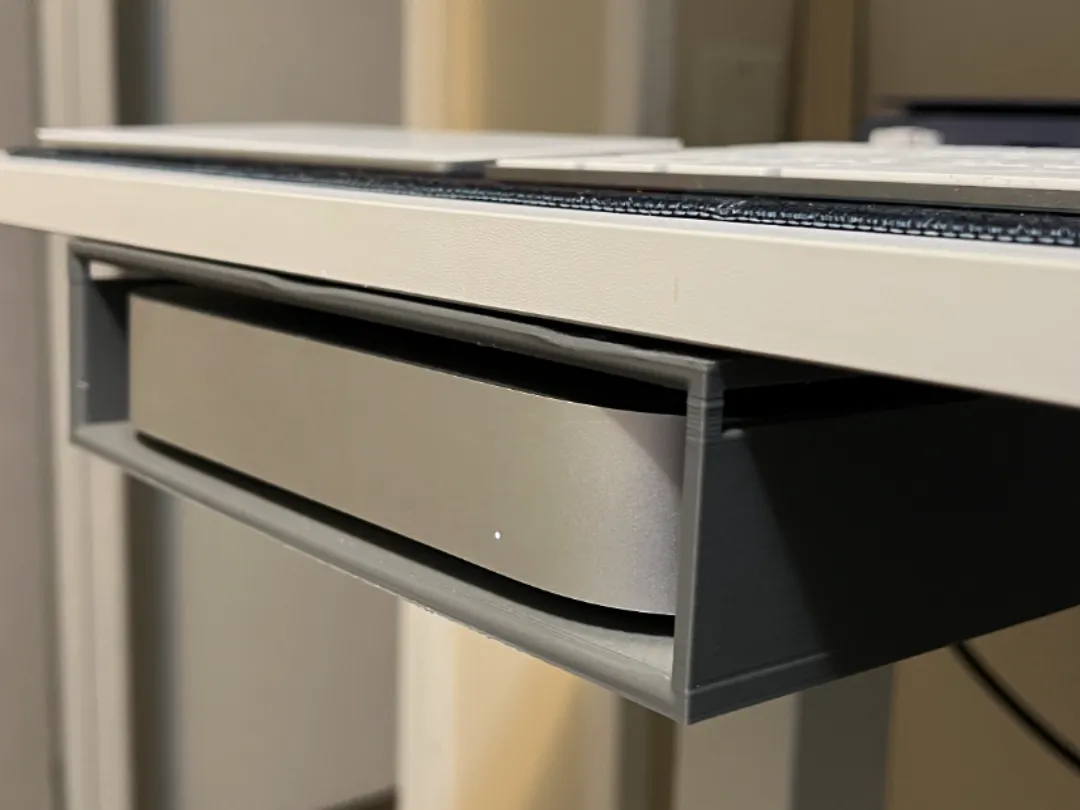 MacMini M2 Desk Mount - Free 3D Print Model - MakerWorld