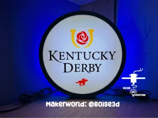 Kentucky Derby LED Lightbox
