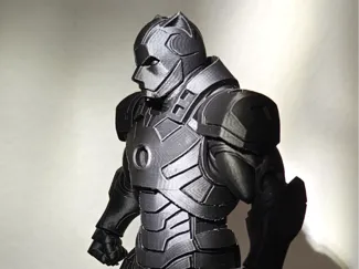 Black Panther in Iron Man Costume