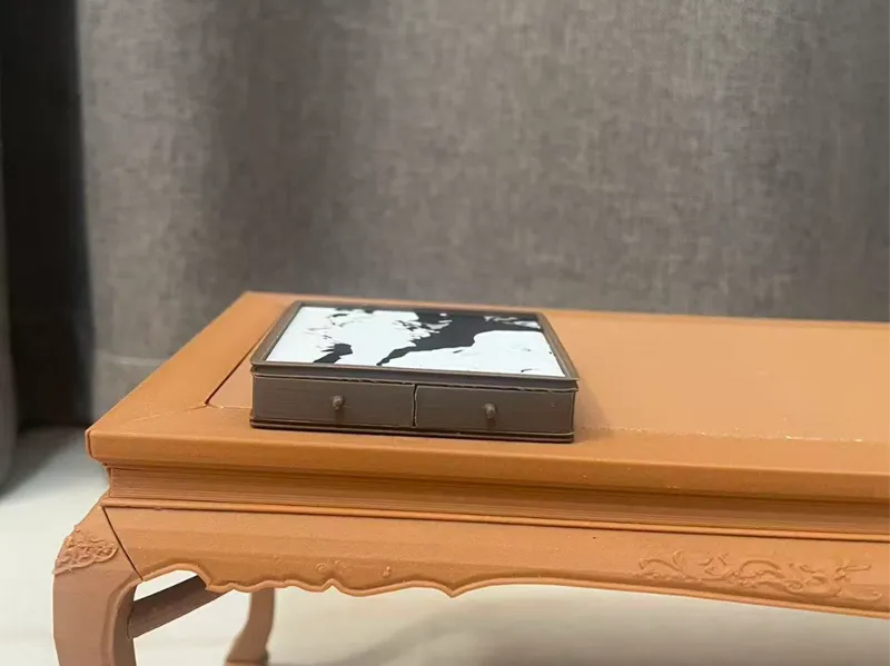 嵌云石承盘1：6比例模型