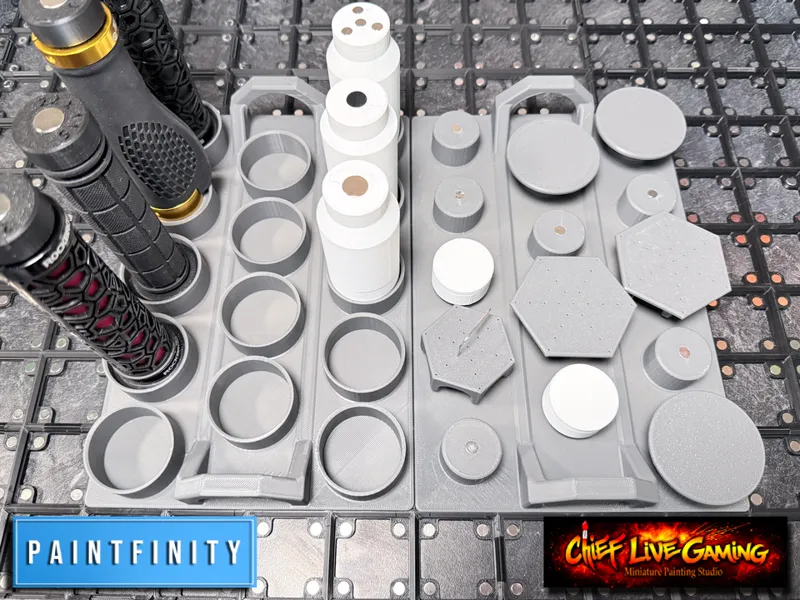 Miniature Painting Handle Gridfinity Docks Trays
