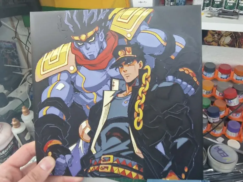 JoJo's Bizarre Adventure Hueforge - Jotaro Kujo