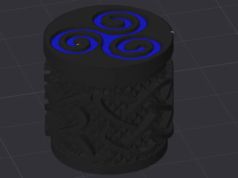 Celtic Guitar Knob