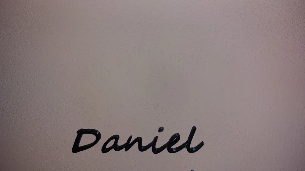 Wall art Name Daniel - Free 3D Print Model - MakerWorld